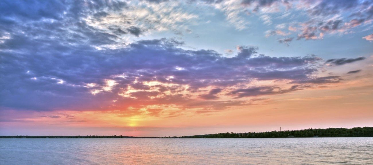 Fantastic view of the sunset