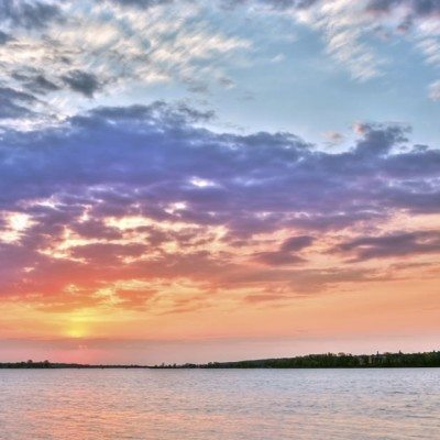 Fantastic view of the sunset